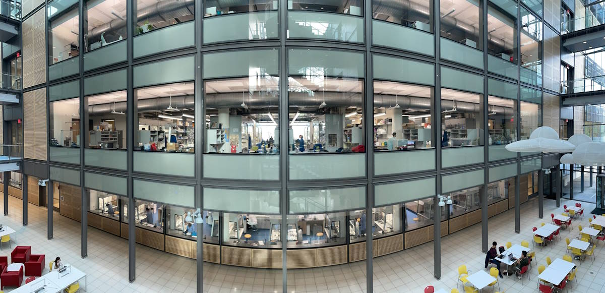 Interior of the Frick Chemistry Lab building